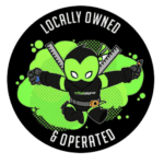 Reigning Downs Hauora Centre logo with a ninja mascot and green accents.